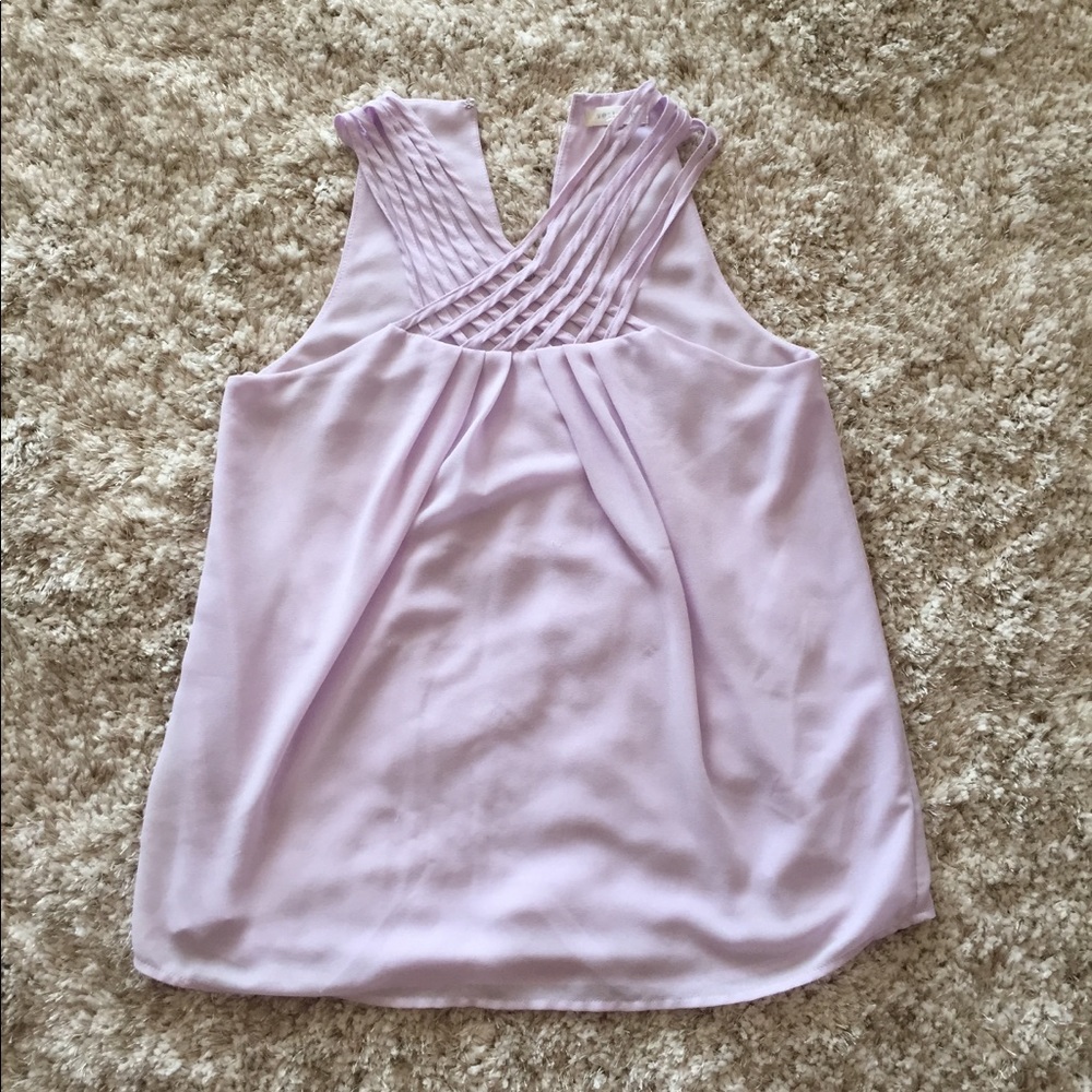 Lilac Vestique Top